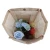 Import Degradable and reusable material 100% natural jute fiber foldable shopping bag custom recycled large capacity tote jute bag from China