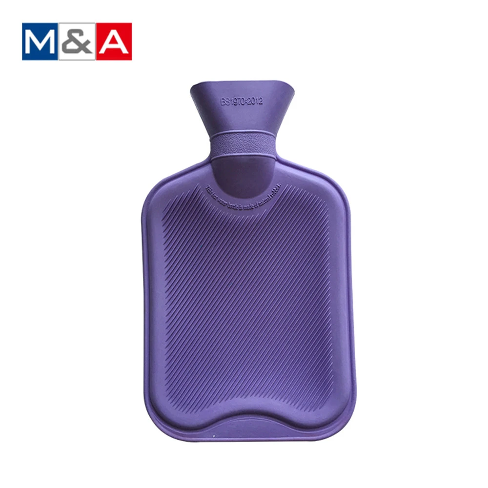 Design hot water bag Rechargeable hot insulated water bottle rubber