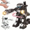 Detoo kids remote control battle robots interactive toys children game toys rc fighting robot