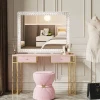 Diamond Crystal Effect Dressing Table Vanity Lamp Mirror with Light