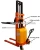 Import different kinds intelligent stacker such as walkie 2 ton semi electric and  6 meters as well as high quality cylinder stacker from China