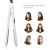 Import Digital LED flat iron hair straighteners display Hair Straightener from China