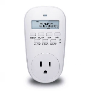 Digital Timer Switch Energy Saving Adjustable Programmable Setting of Clock/ On/ Off Time EU /US/ UK Plug Kitchen Timer Socket