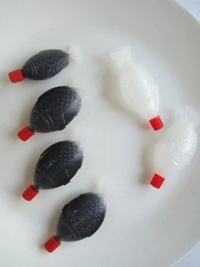 Disposable plastic empty bottles 30ml fish shape soy sauces