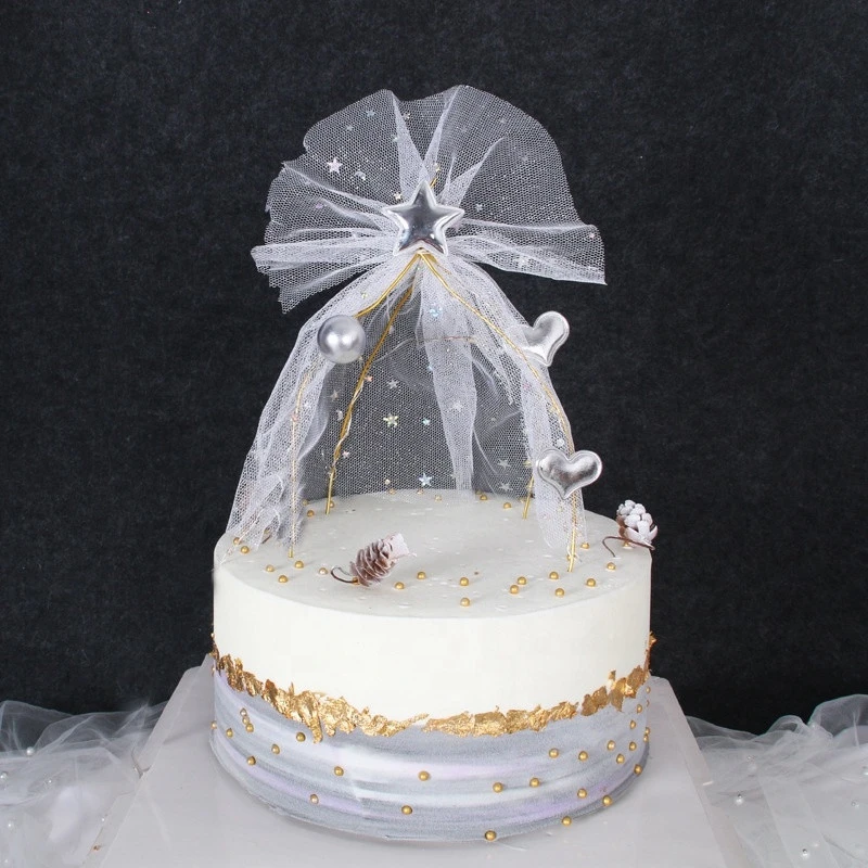 DIY Party Supplies Set Decorating Tools Birthday Yarn Wedding Cake Topper