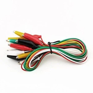 DIY Test Leads Alligator Clips Electrical 10pcs Dual-head Multi-color for Arduno