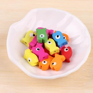 DIY Wooden Craft Fish Shaped Beads Wood Beads for Jewelry Making