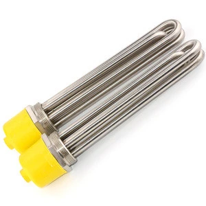DN40 stainless steel hexagonal thread  Water and oil heating elements coil tube heating element