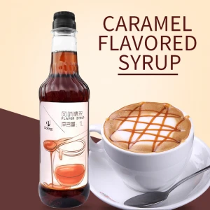 Doking brand caramel flavored syrup for coffee