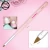 Import Dolly Gel High Quality and Low Price  Pink Round Wood Handle Polish Gel Painting Pointed Oval Nail Gel Brushes from China