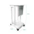 Double-layer Storage Trolley Beauty Salon Trolley Cart with 4 Wheels