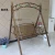 Import Double wrought iron swing outdoor rocking chair patio swing from China