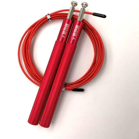 Drop shipping Top Quality adjustable fitness aluminum handle exercise bearing weighted speed jump rope