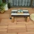 Durable 30x60cm hardwood timber wood Flooring, interlocking deck tiles for garden