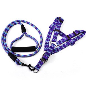 Durable pet supplies dog harness leash automatic pet harness lead
