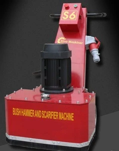 Durable  Scarifier Machine Suit For Concrete Road  Electric Bush Hammer