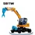 Import Earth-moving Machinery sdtw wheel excavator machine for sale from China