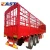 Import EAST 3 axle cargo food vegetables fruits animals container transport livestock open cargo flatbed stake fence semi trailer from China