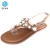 Import Easy Walk Beach Leather PU Bling Styles Woman Sandal from China