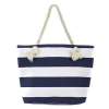 Eco friendly cotton handbag with customized Logo Cotton Shopping Bag Beach Tote Bag rope handle