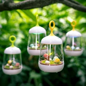 ECO-Friendly LED Birdcage Lamp Touch Sensor Bird Cage Music Night Light