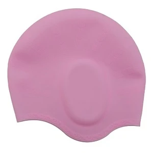 Eco-friendly silicone swim caps with Earflaps