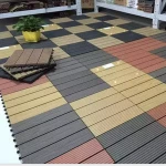 Eco-friendly wood plastic composite garden decking