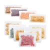 Eco Zip Lock Leakproof Snacks Bag Reusable PEVA Food Storage Bag For Sandwish/ Fruit/ Freezing