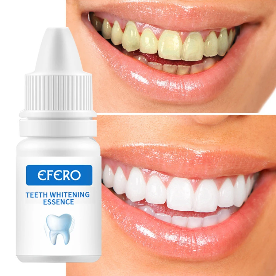 EFERO Teeth Whitening  Oral Hygiene Cleaning Serum Remove Plaque Stains Tooth Bleaching Tools Dental Care Toothpaste