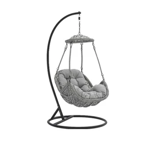 egg swing chair acrilic outdoor patio grey wholesale hanging egg chair tianjin