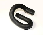 Elastic rail fixing clips for railway