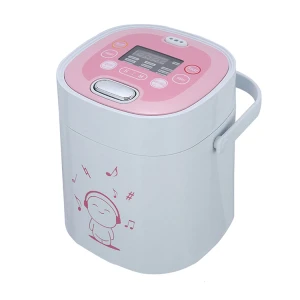 electric multi function baby food processor 1.2L cute mini portable rice cooker