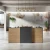Elegant modern design office furniture superego office counter design front table reception desk