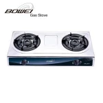 Energy efficient double jet burner biogas stove