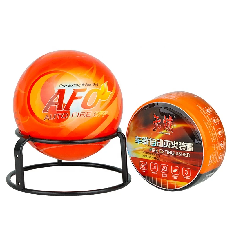 Environmental harmless dry powder 4 kg auto fire extinguisher ball for firefighting
