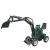 EPA engine small mini garden farming wheel backhoe hand operated tractors loader for sale