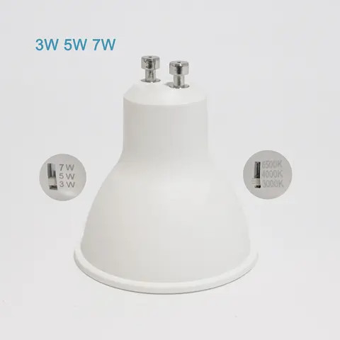 Europe Australia Standard Warranty 5-Year SAA 12v 3W 5W 7W 3CCT dimmable tricolour led bulb down light downlight spotlight