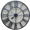 European retro metal simple creative Roman clock wall decoration clock