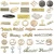 European standard custom light gold plating brand name logo engraved metal garment label tags