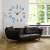 Import European Style Quartz Needle Living Room 3D Wall Clock Modern Design from China