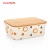 Import Everich 670ml/1250ml Bamboo Fiber Food container Kids Lunch Box with Bamboo Lid from China