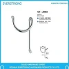 Everstrong glass hardware ST-J003 double side stainless steel shower door handle