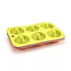 Excellent 100% Food Grade Silicone 6-Cavity Donut Baking Pan Silicone Cake Mold