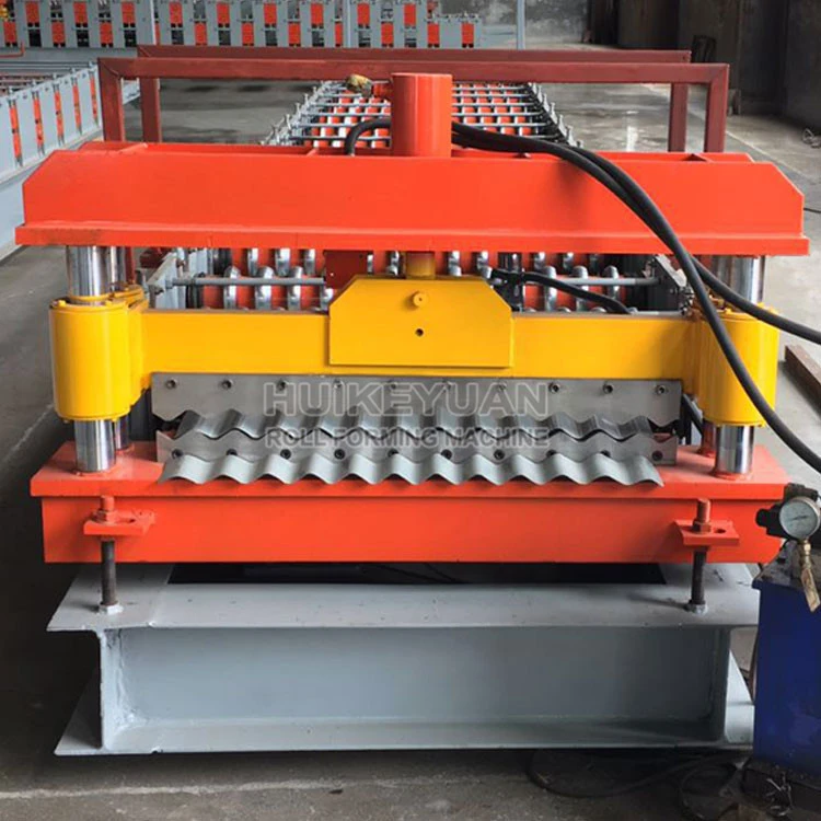 export type 0.13-0.3mm thickness Corrugated Sheet Roll forming machine Iron Corrugated roof making machine for house building