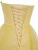 Import Exquisite Yellow Sweetheart Beaded Top Short Puffy Homecoming Dresses from China