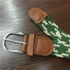 Fabric Belts more color in STOCK Elastic Weaving belt Mens Womens children belt wholesale 100%Factory fashion