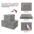 Import Fabric Storage Bin with Lid, Storage Boxes for Shelves,loset Storage Containers with Lids and Handles from China