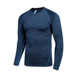 Factory Custom New Arrival Spandex Lycra Sports Long Sleeve Men Plain Rash Guards Wholesale