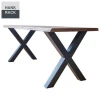 Factory direct price 28 inch furniture parts X shape steel table leg