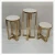 Factory Direct Sale Party Banquet Wedding Event Bar Table Gold Cocktail Tables
